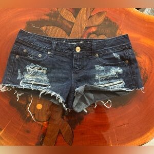 American Eagle Dark Denim Short Sz 4